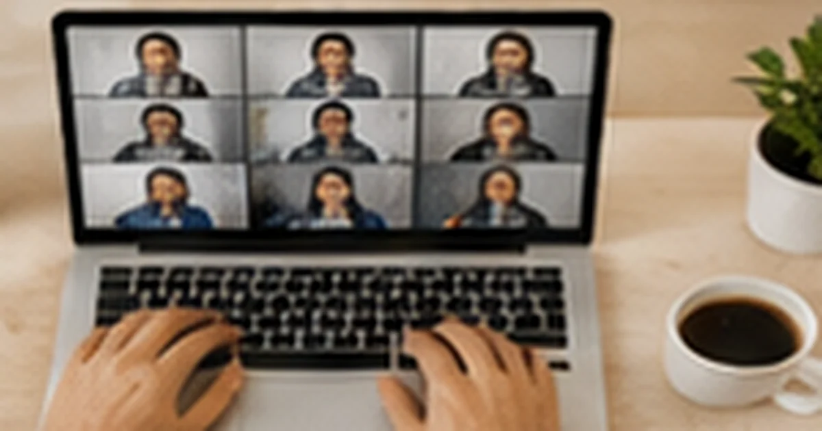 Laptop video meeting workspace for remote jobs worldwide 2026