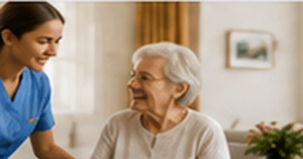Care worker assisting an older adult for UK care worker jobs 2026