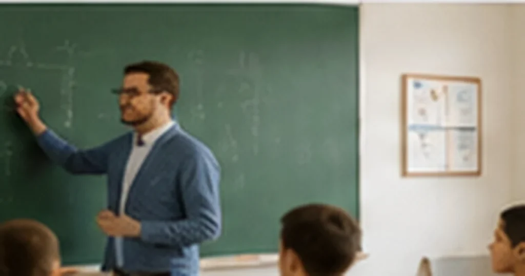 Teacher leading a classroom lesson for UK teaching jobs 2026